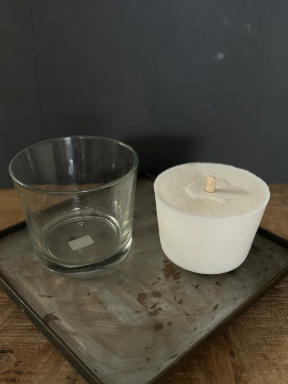Vela Citronela Vaso cristal reciclado